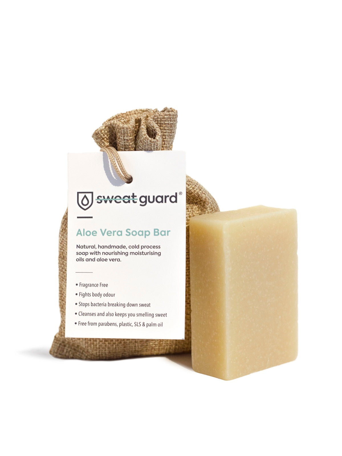 Forget soap on a rope try our natural soap in a jute bag. Great for fighting body odour.