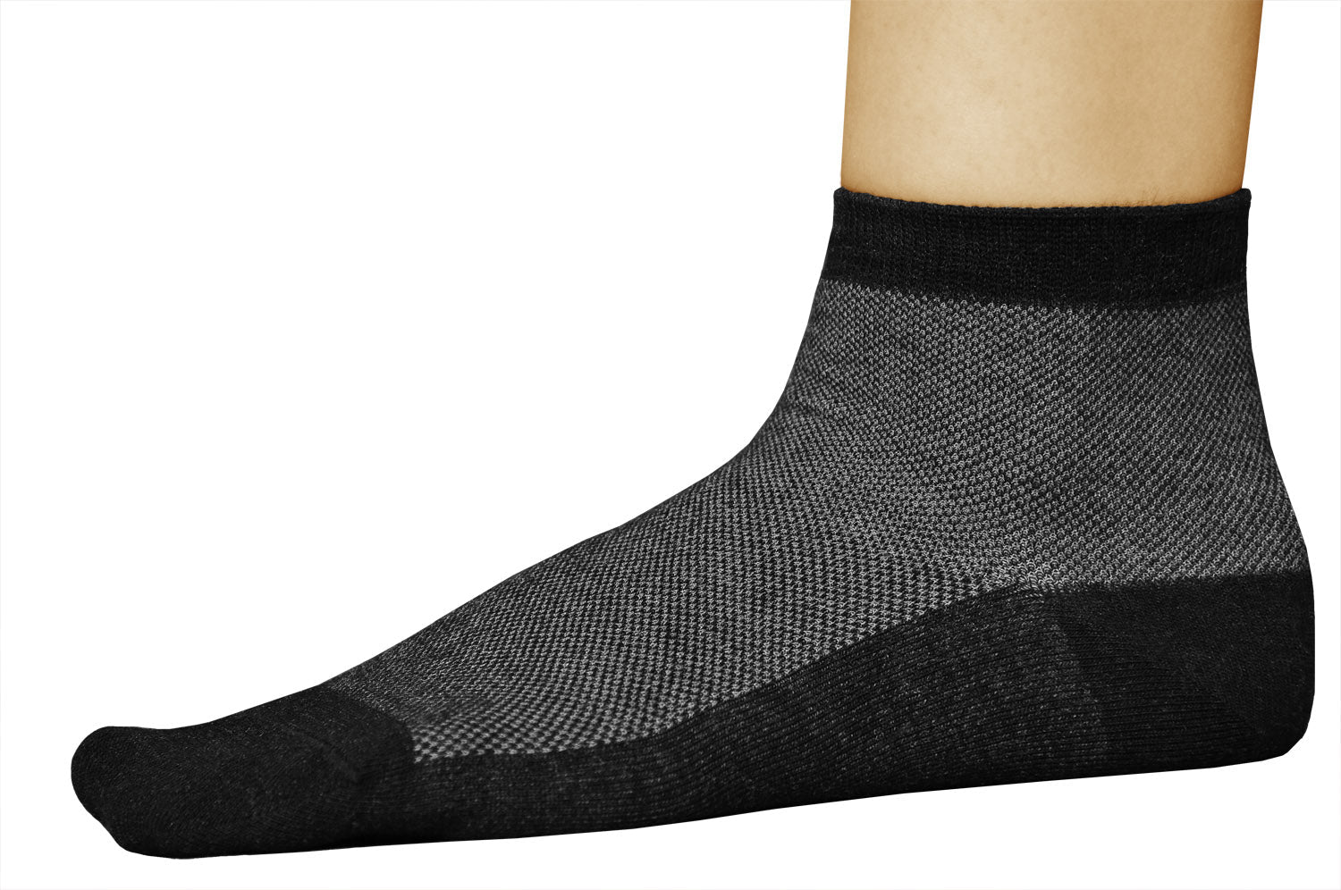 SWEAT GUARD® 5% Silver New Ankle Socks - 2 Pairs - Footcare